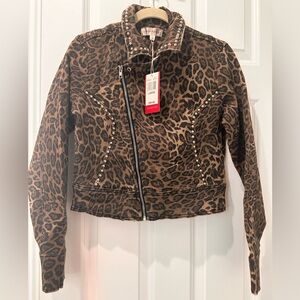 Rampage leopard “biker style” jacket